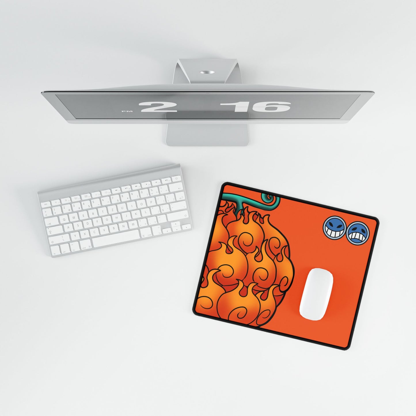 Orange Ace Desk Mat