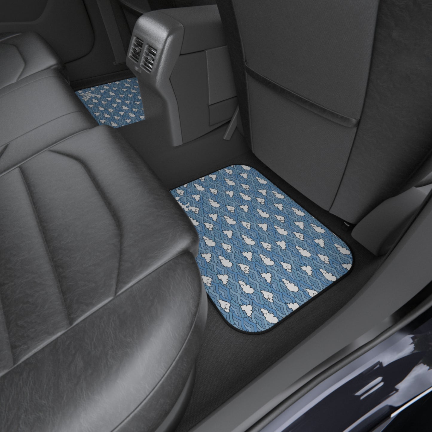 Blue Sakonj Car Mats (Set of 4)