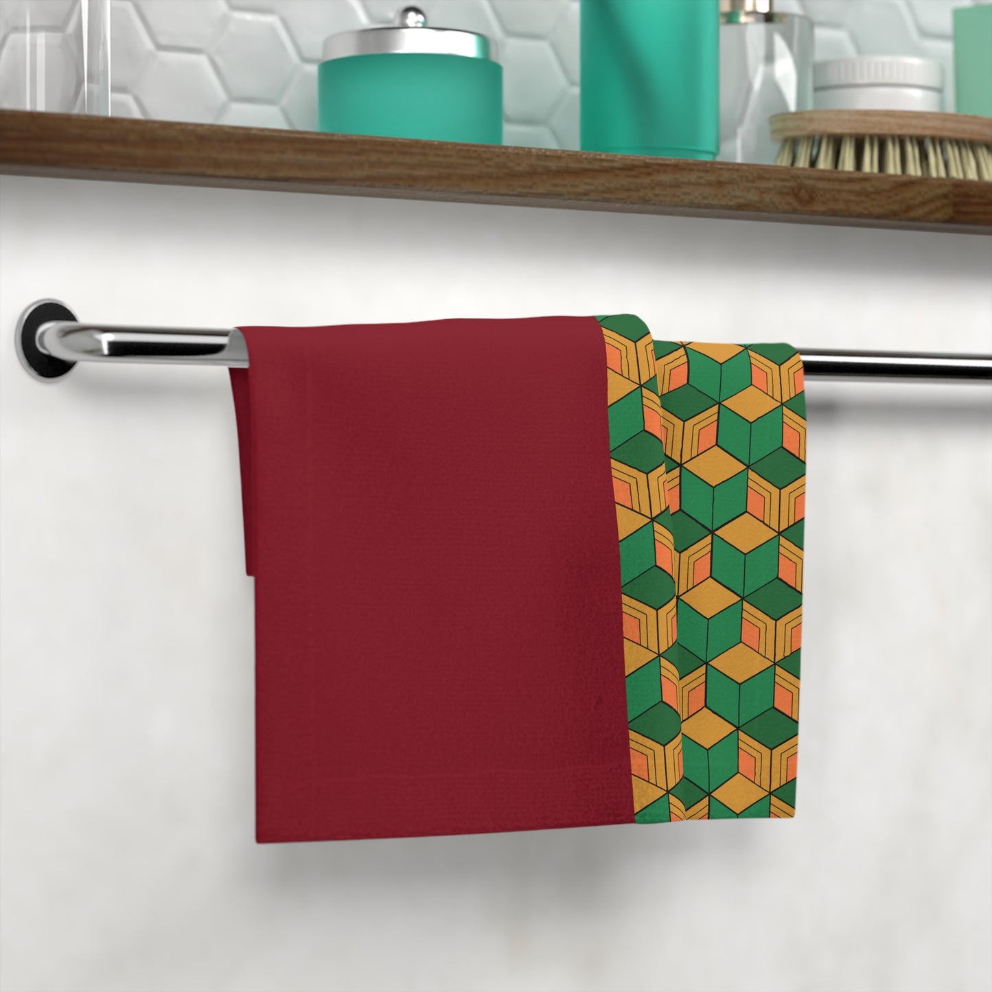 Black Tmk Face Towel