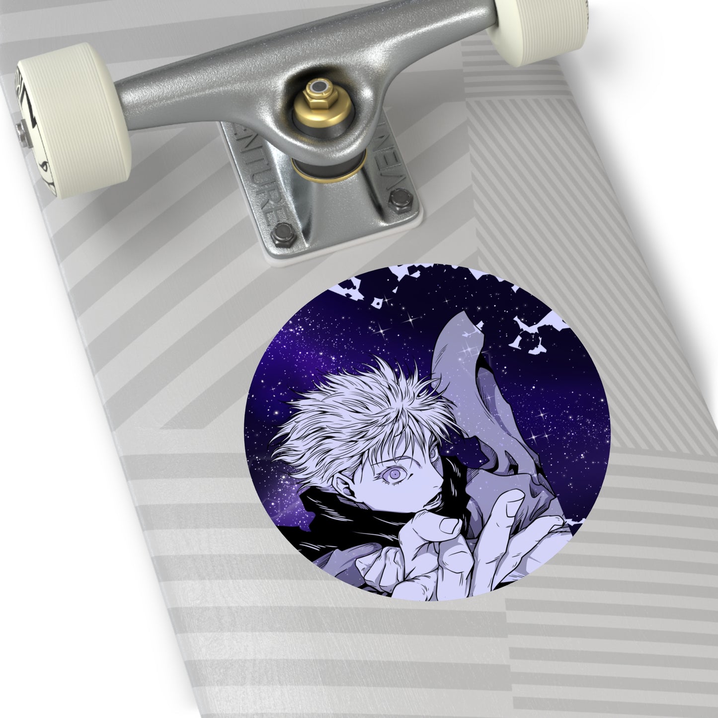 Black Curse Round Vinyl Stickers