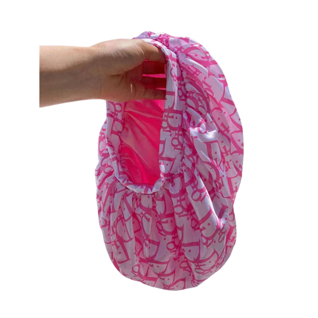 Pink Dio Double Layer Bonnet