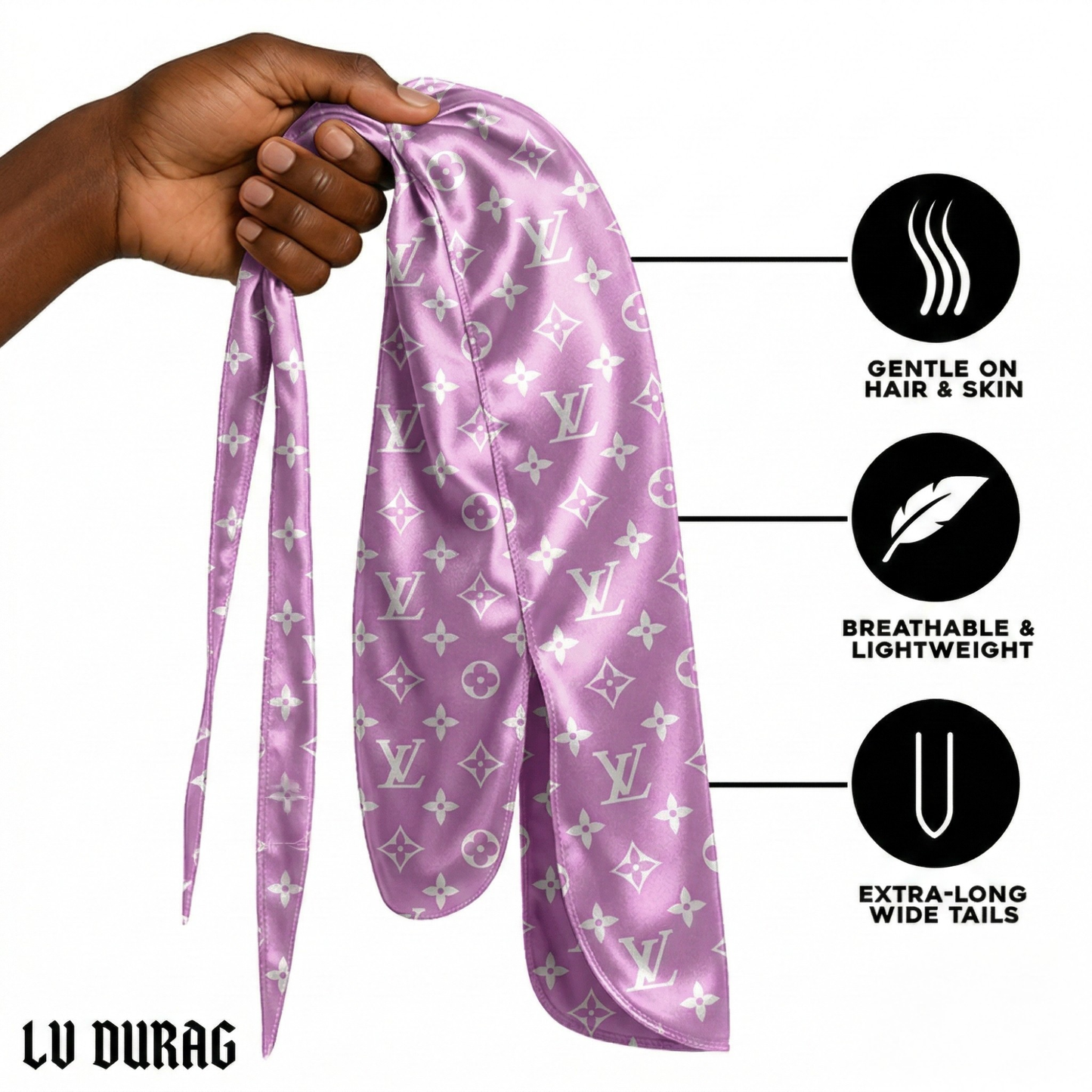 Ultimate Wave Bundle – Silky Durag & Satin Bonnet Set