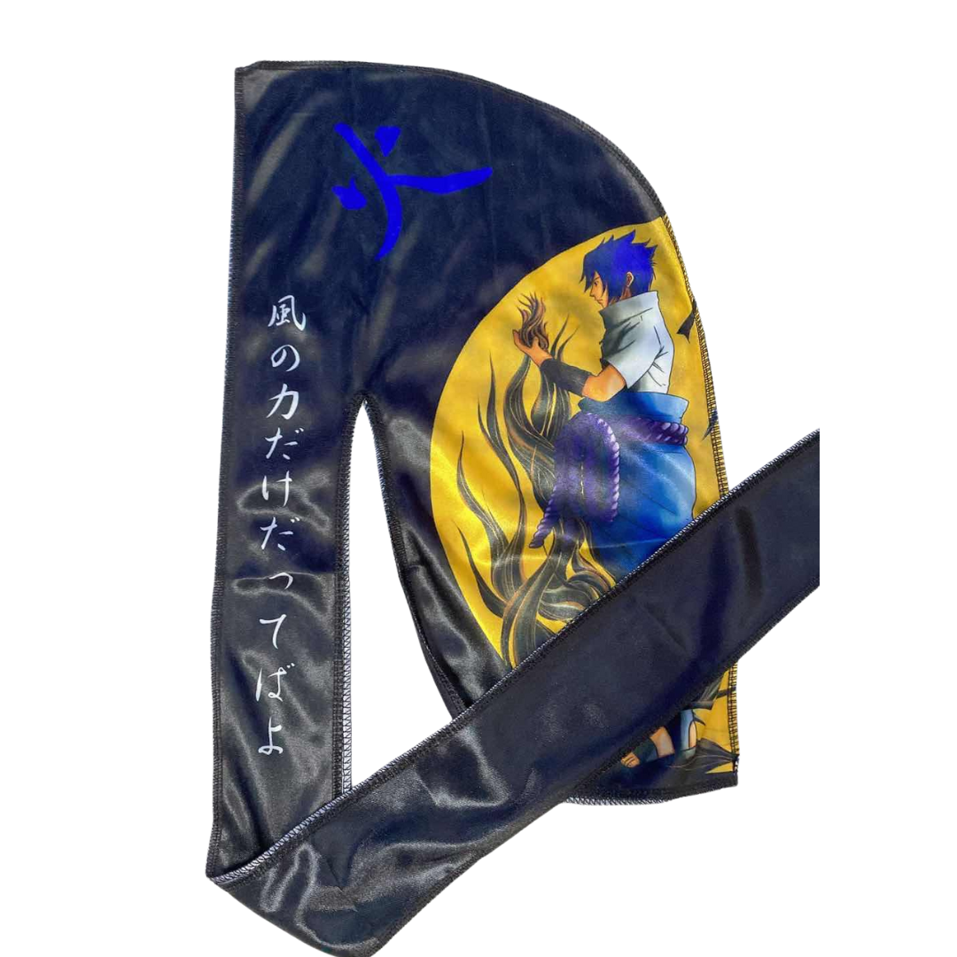 Black Saske - Silky Crown Durag