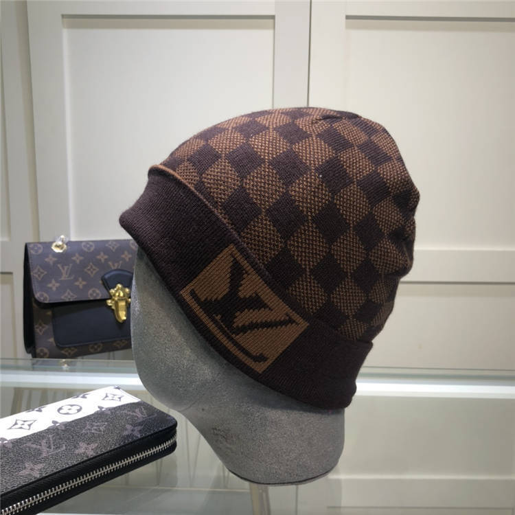 LLV Checkered Design Beanies
