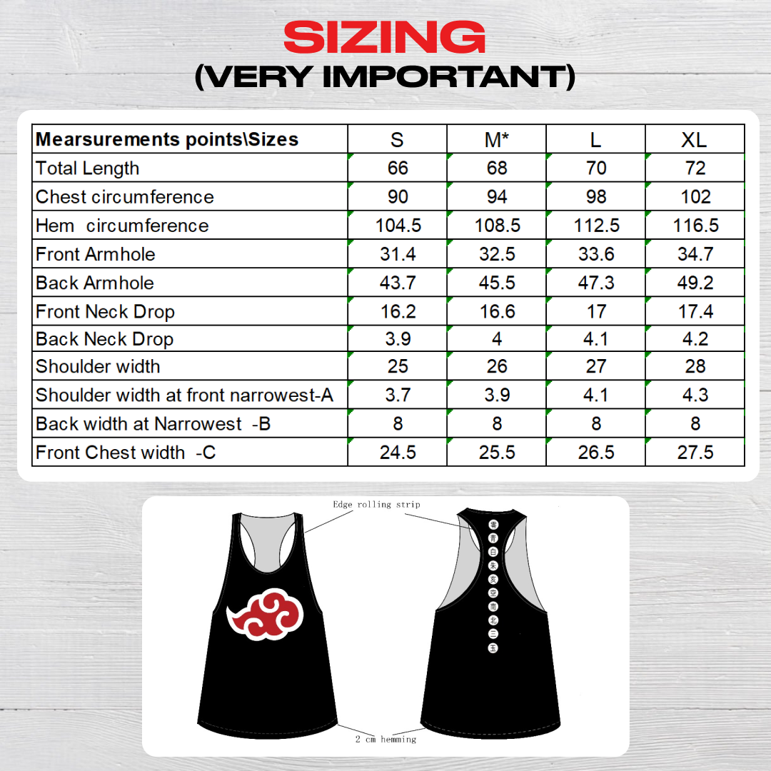 Anime Tank Tops Men Crown Limited Supply