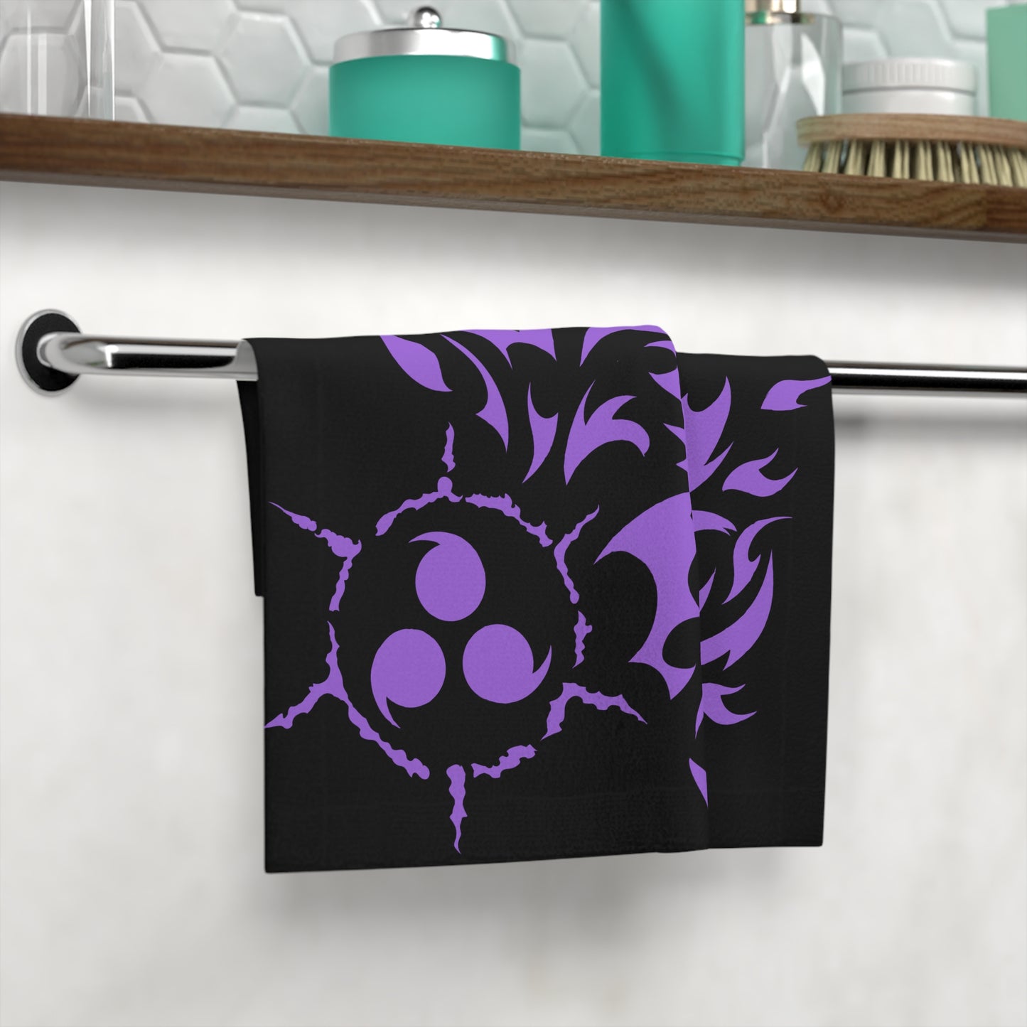 Purple Curse Mark Face Towel