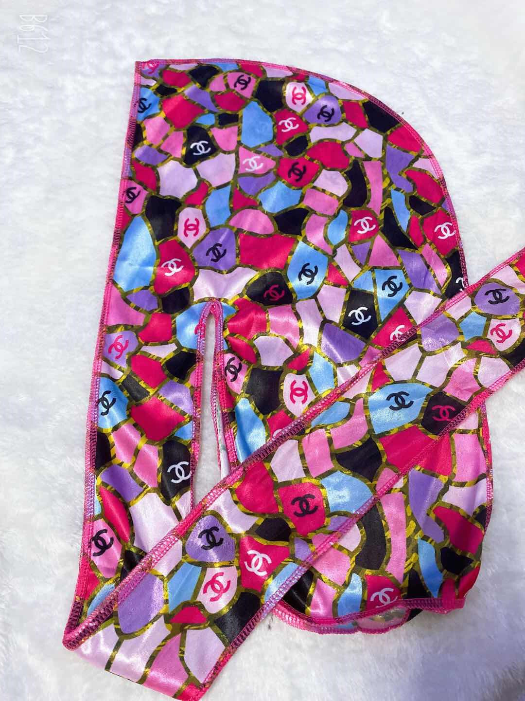 Colorful Design Silky Durag