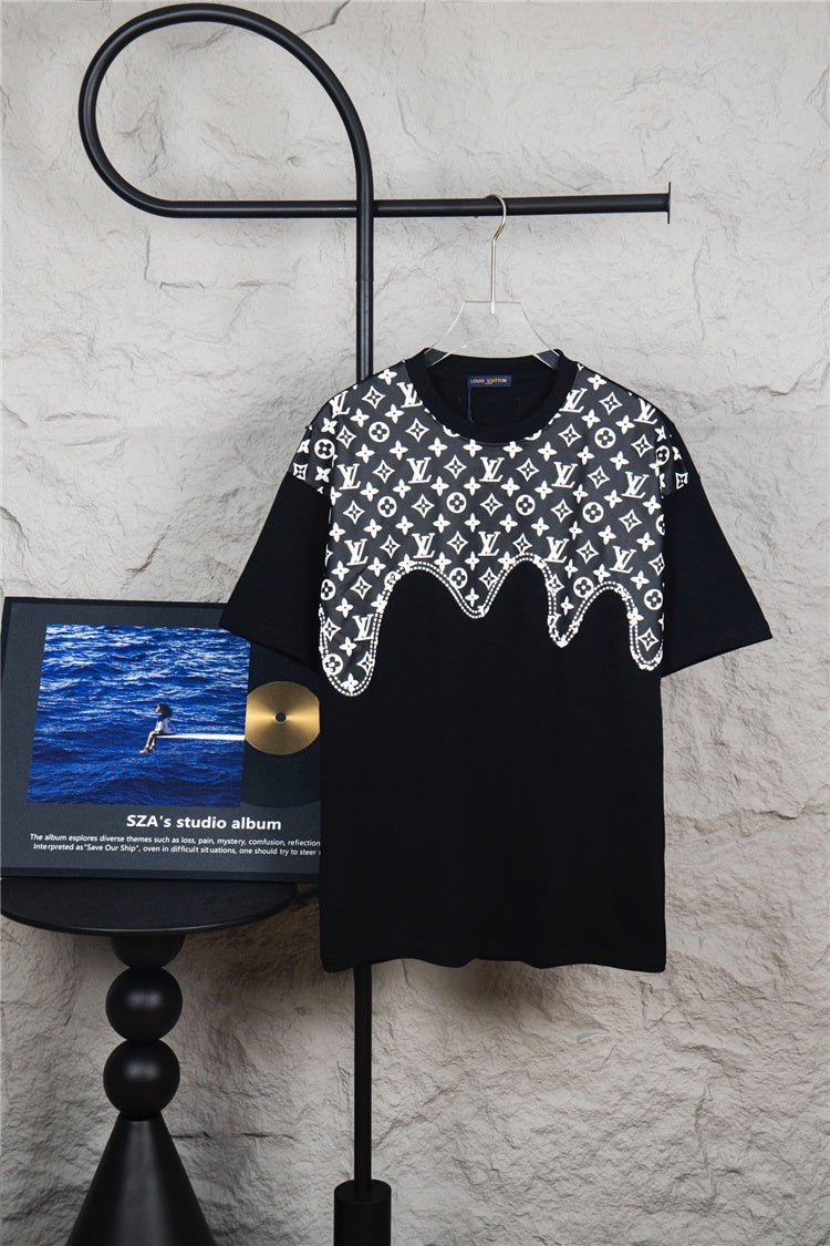 Black LLV with Pattern Design Shirt