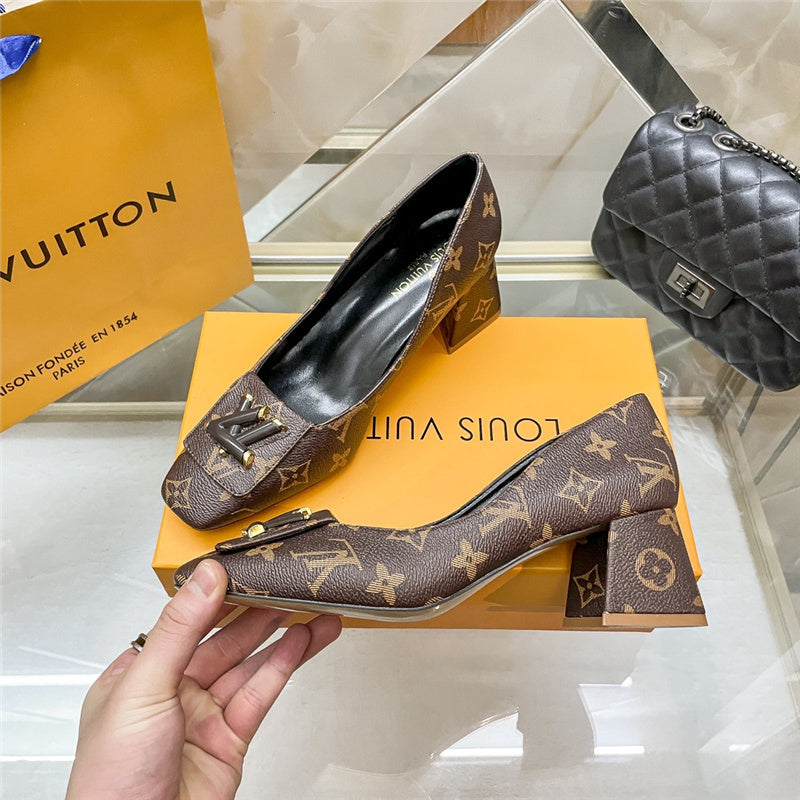 Brown LLV Design Heels