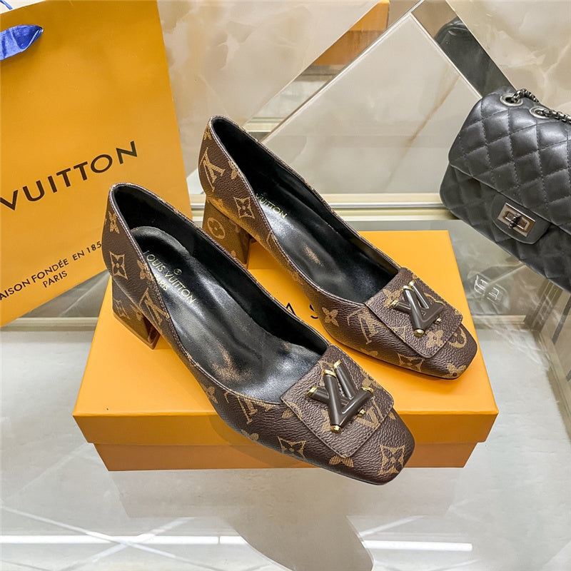 Brown LLV Design Heels