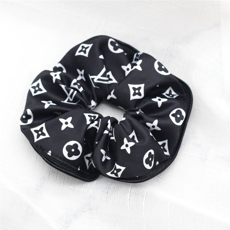 Black Design Scrunchies
