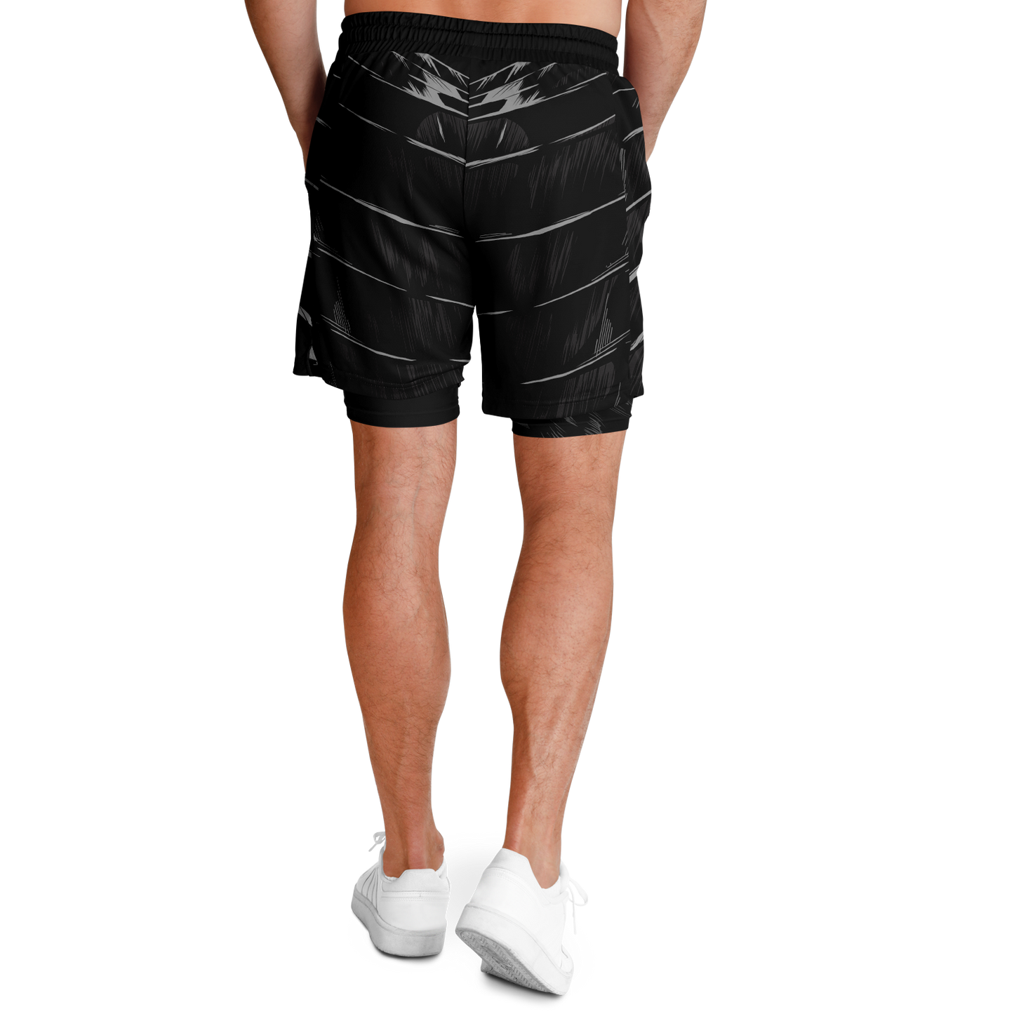 Berserk Armor Men's 2-in-1 Shorts - AOP