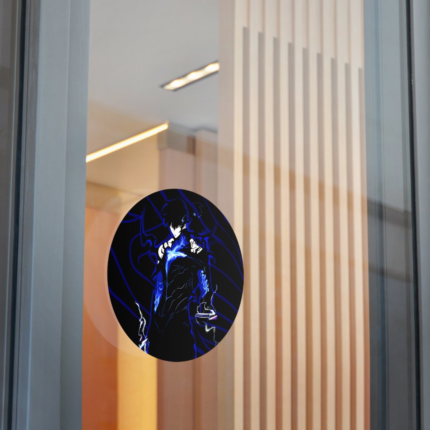 Shadow Monarch Round Vinyl Stickers