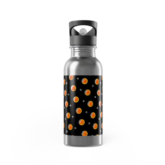 Orange Gok Stainless Steel Water Bottle With Straw, 20oz