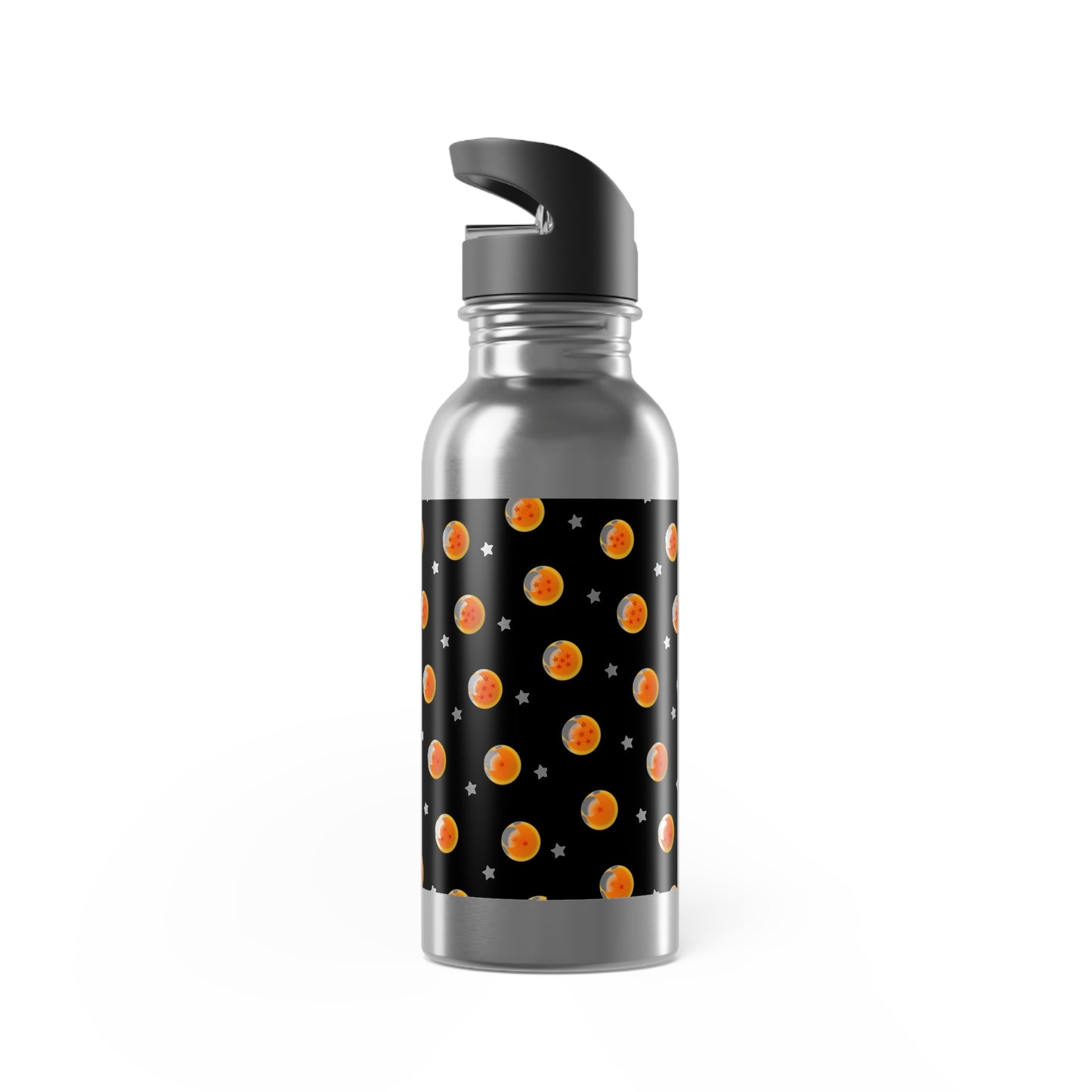 Orange Gok Stainless Steel Water Bottle With Straw, 20oz