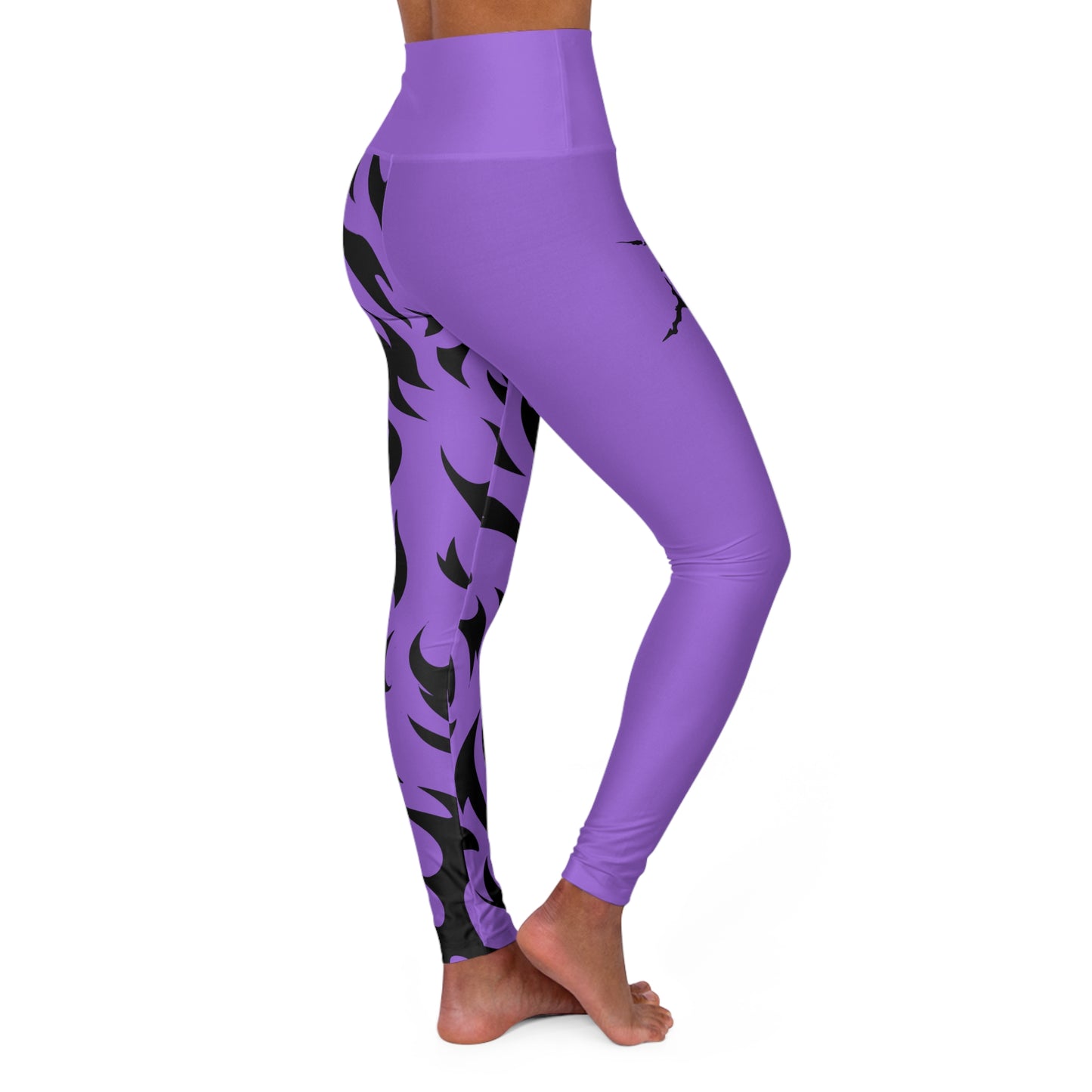 Purple Curse High Waisted Yoga Leggings