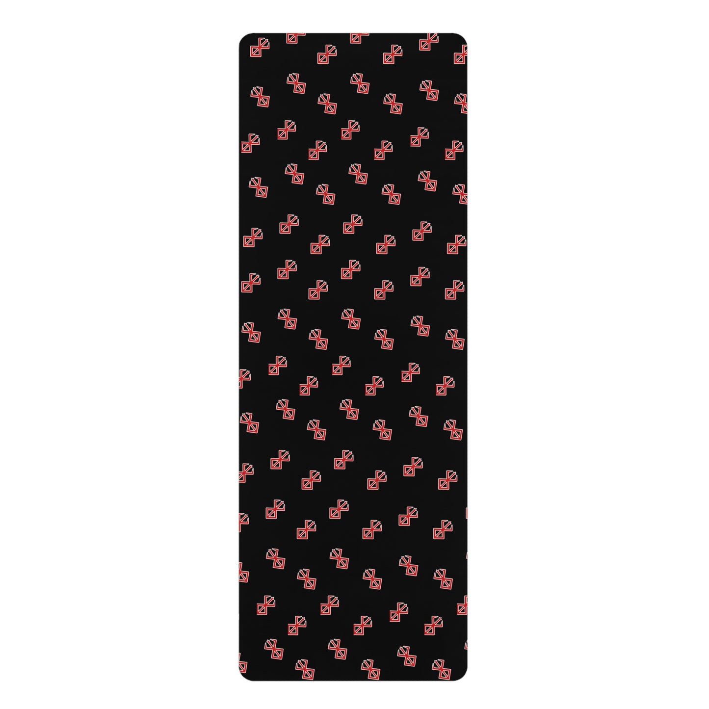 Black Bersrk Rubber Yoga Mat