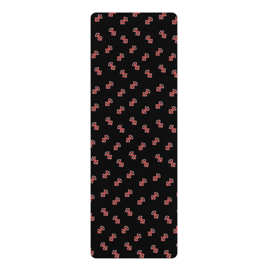 Black Bersrk Rubber Yoga Mat