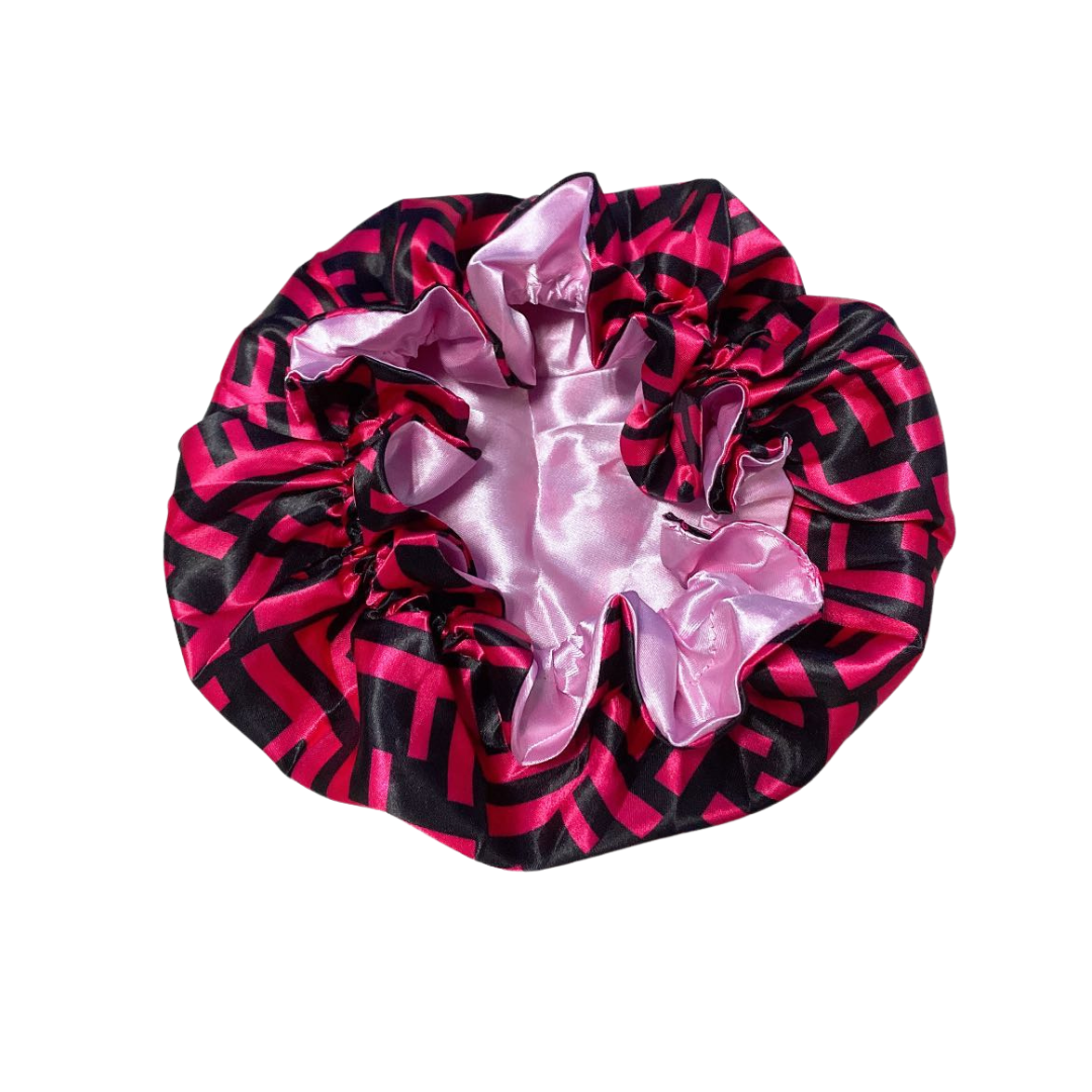 Pink FF Design Bonnet for kids
