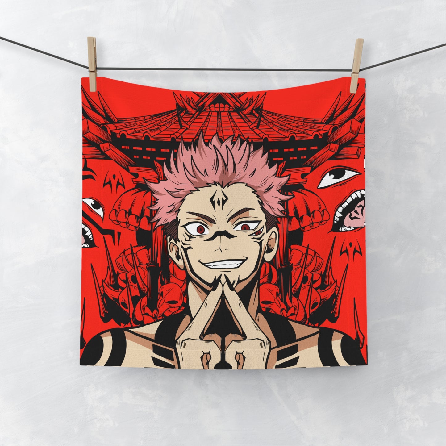 King of Curses Face Towel