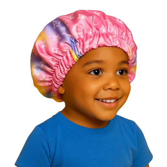 Pink Glow Design Bonnet for kids