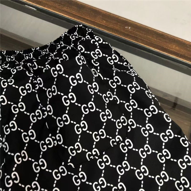 Black GG Design Short