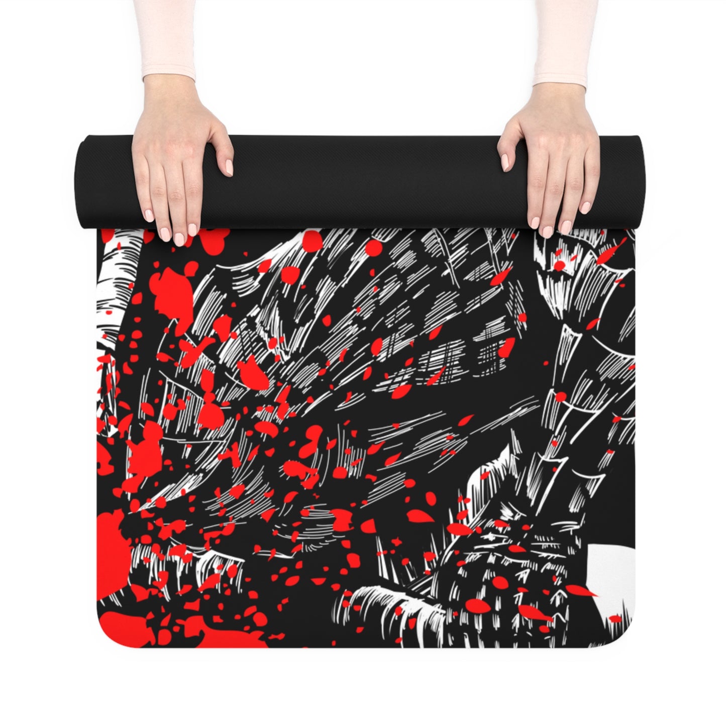Berserk Splatter Rubber Yoga Mat