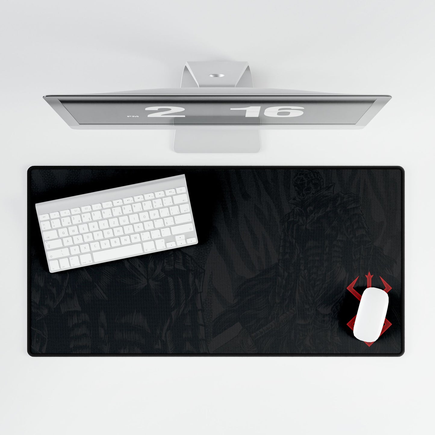 Black Bersrk Desk Mat