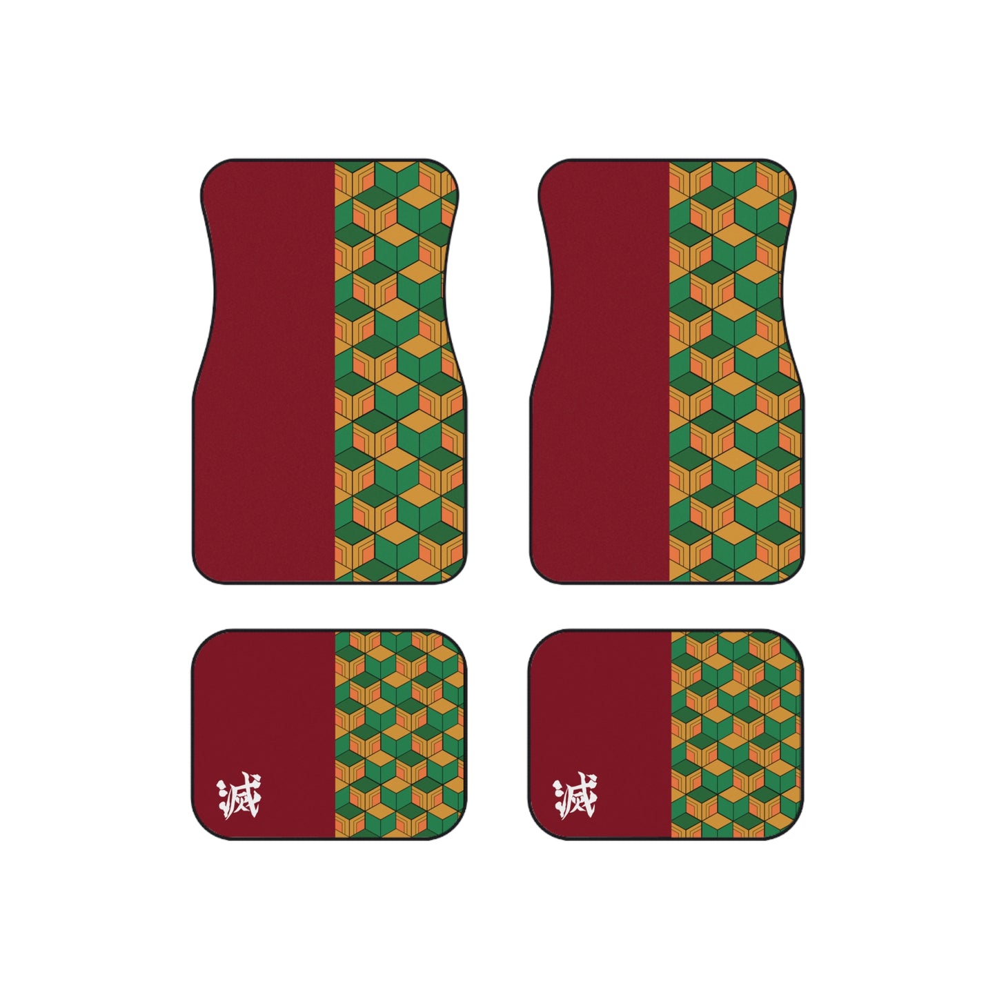 Black Tmk Car Mats (Set of 4)