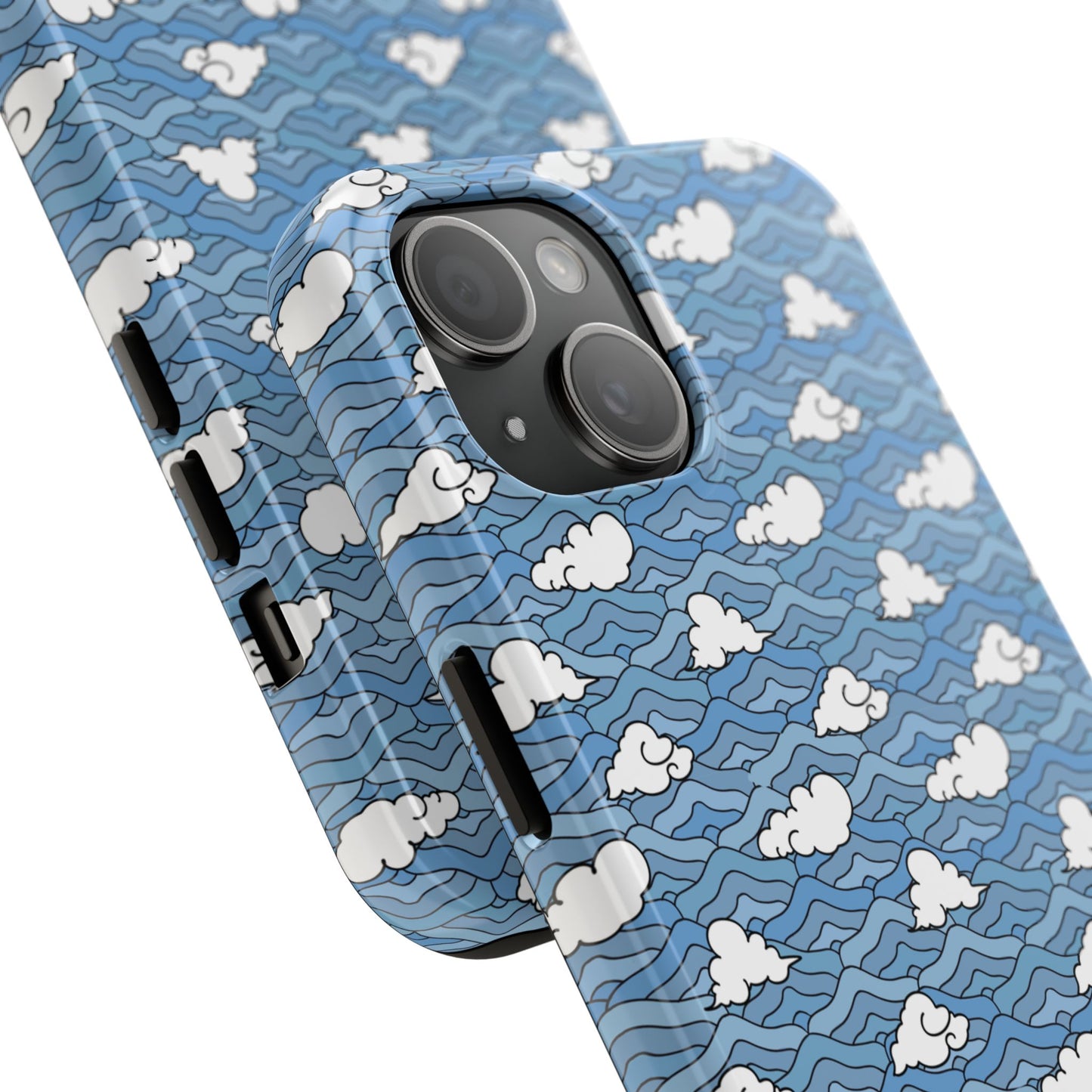 Blue Sakonj Tough Phone Case