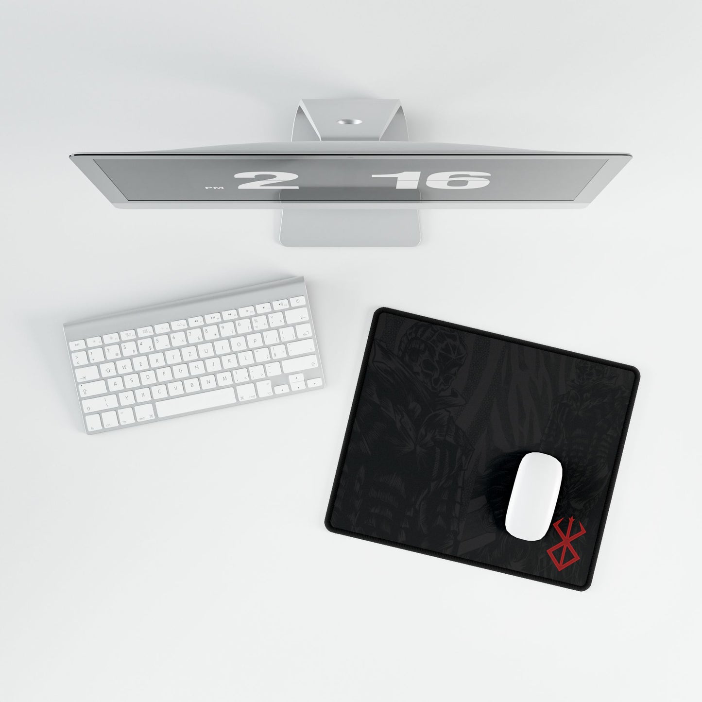 Black Bersrk Desk Mat