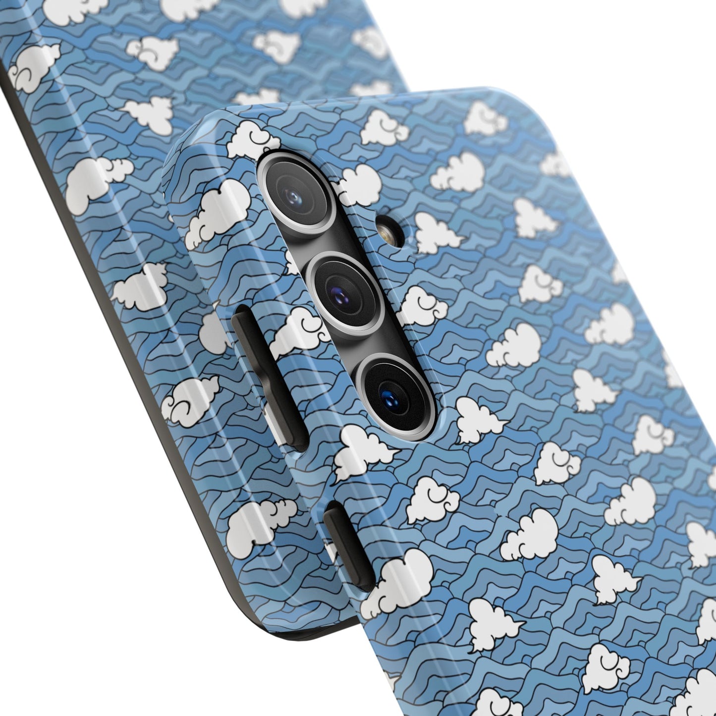 Blue Sakonj Tough Phone Case
