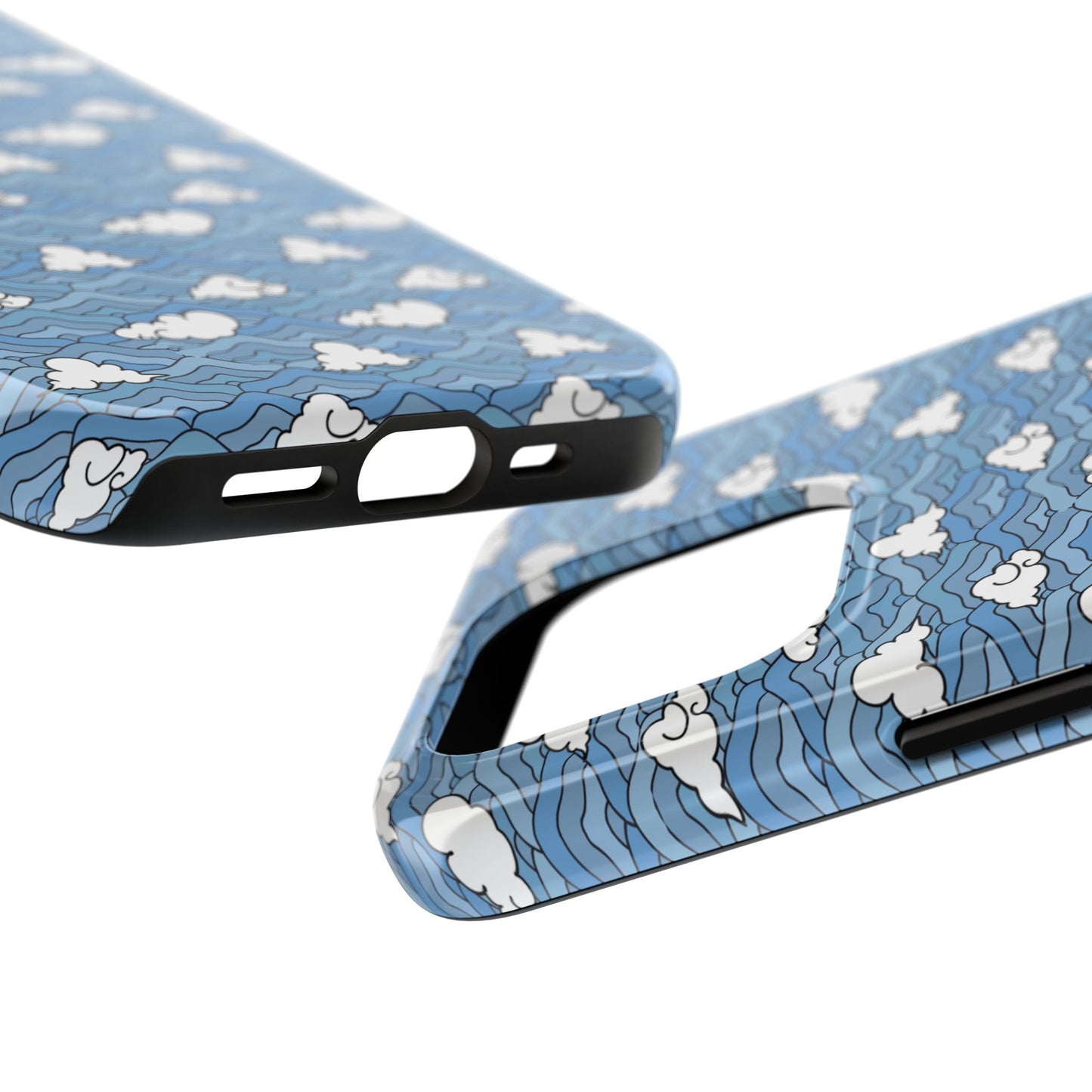 Blue Sakonj Tough Phone Case
