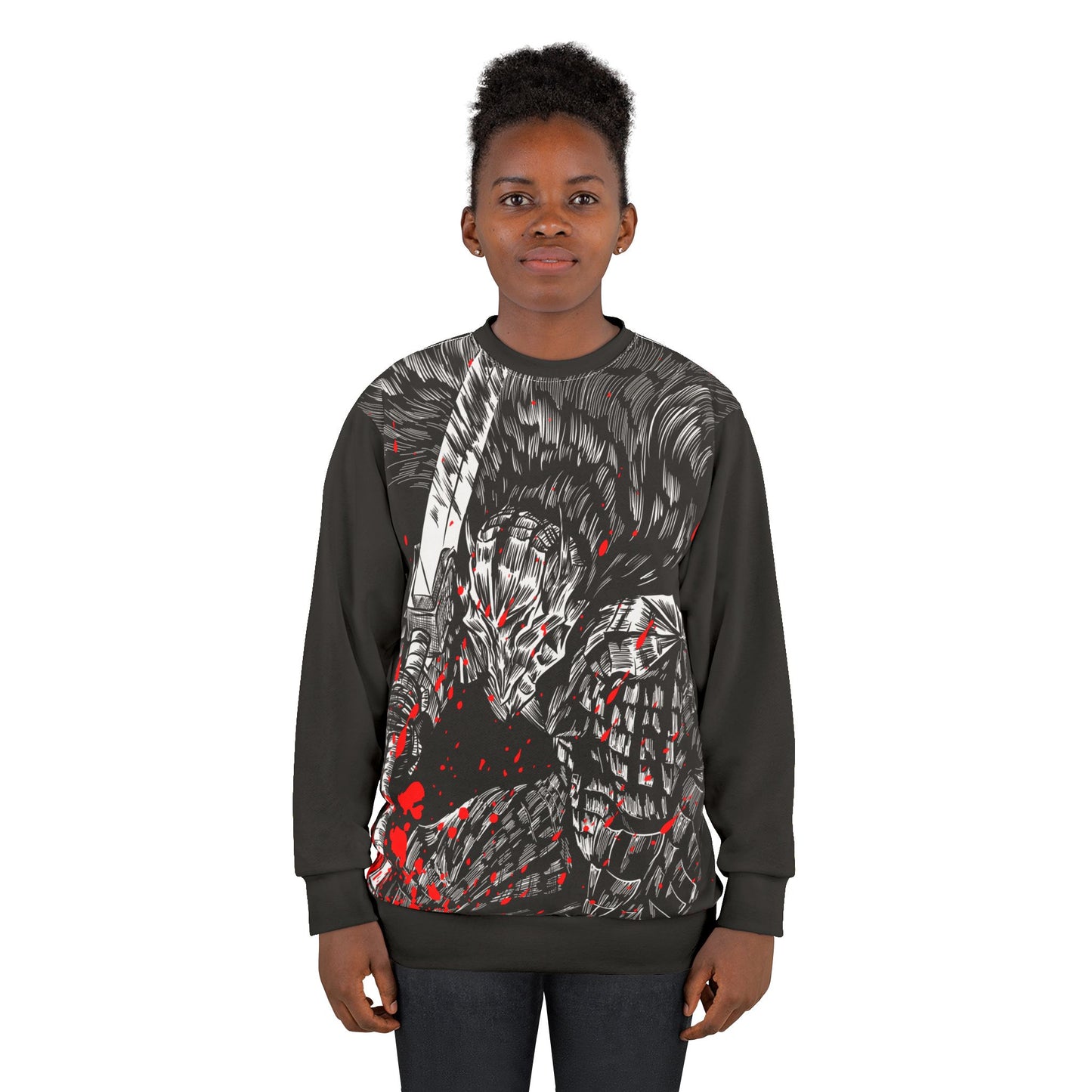Berserk Splatter Unisex Sweatshirt (AOP)