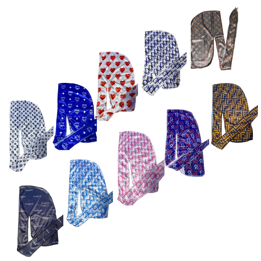 Design Durags 10pcs Bundle