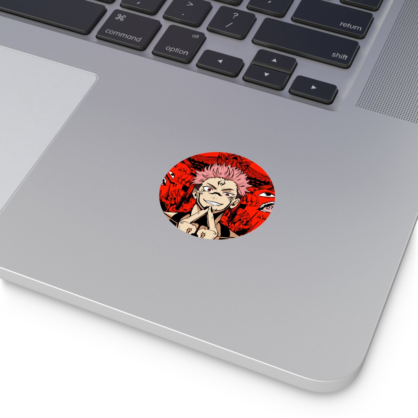 King of Curses Round Vinyl Stickers