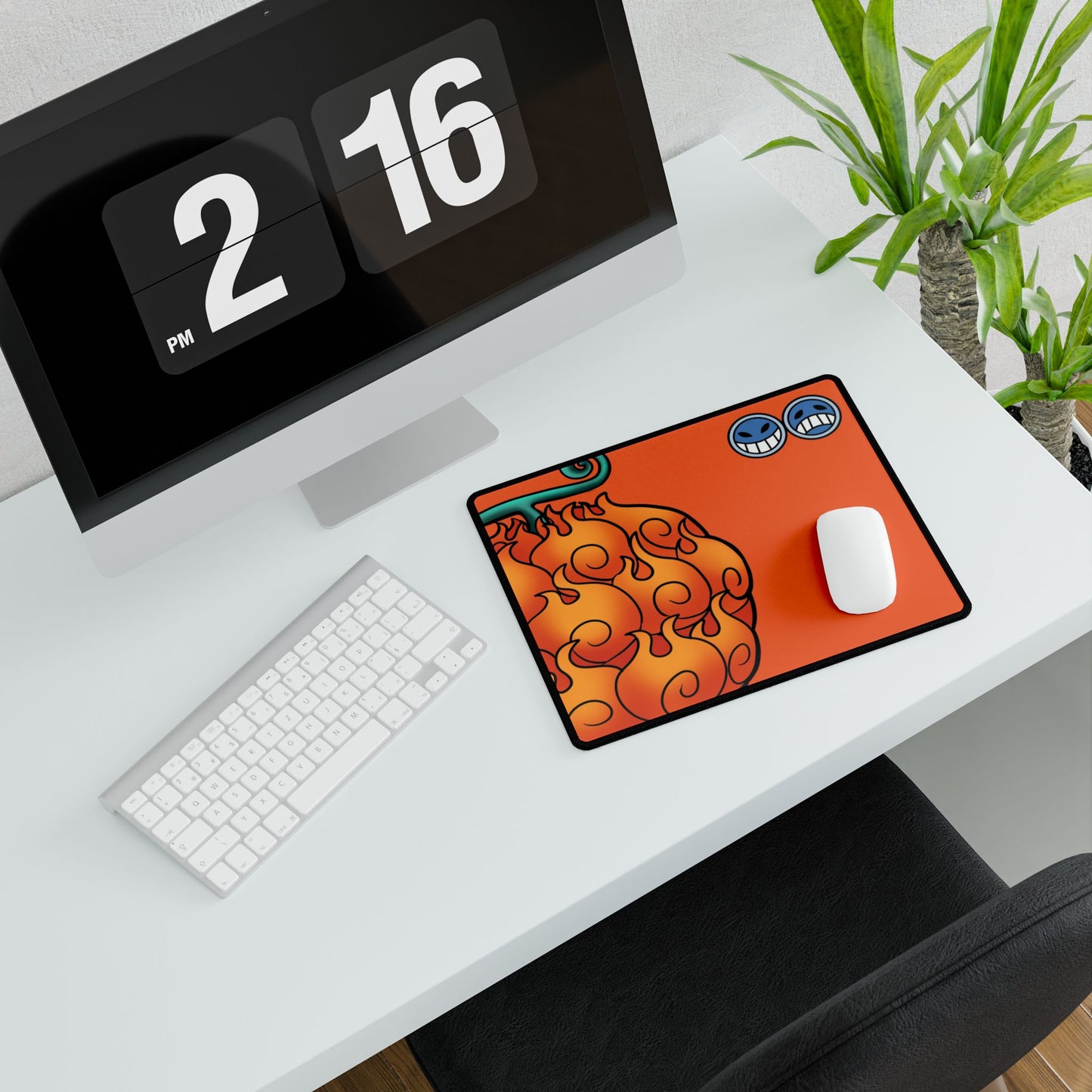 Orange Ace Desk Mat