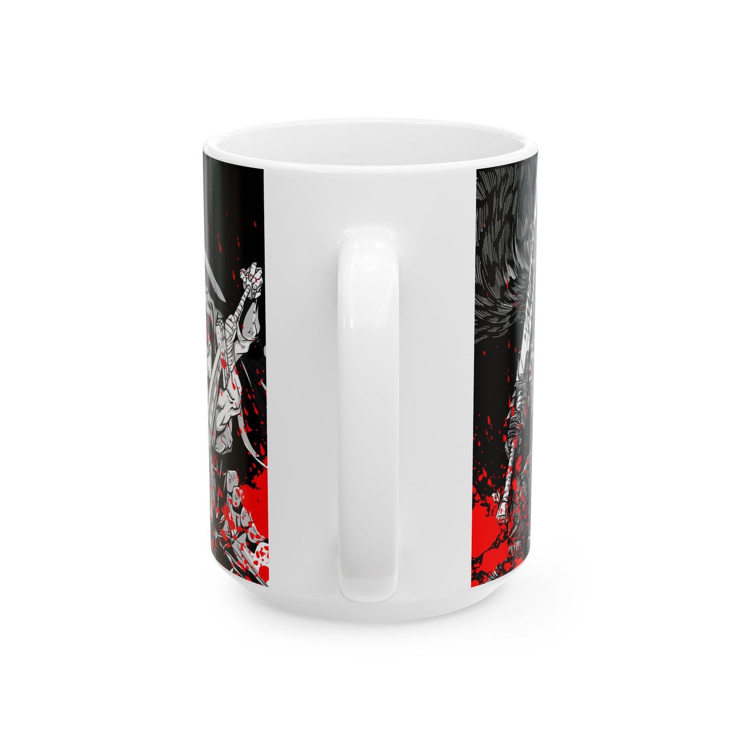 Bersrk Red Splatter Ceramic Mug, (11oz, 15oz)