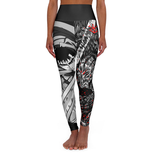 Berserk Splatter High Waisted Yoga Leggings