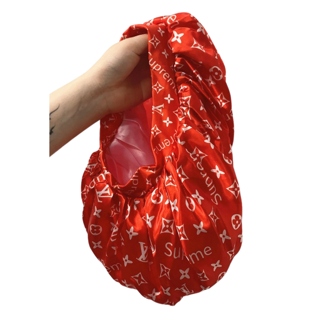 Red LLV Double Layer Bonnet