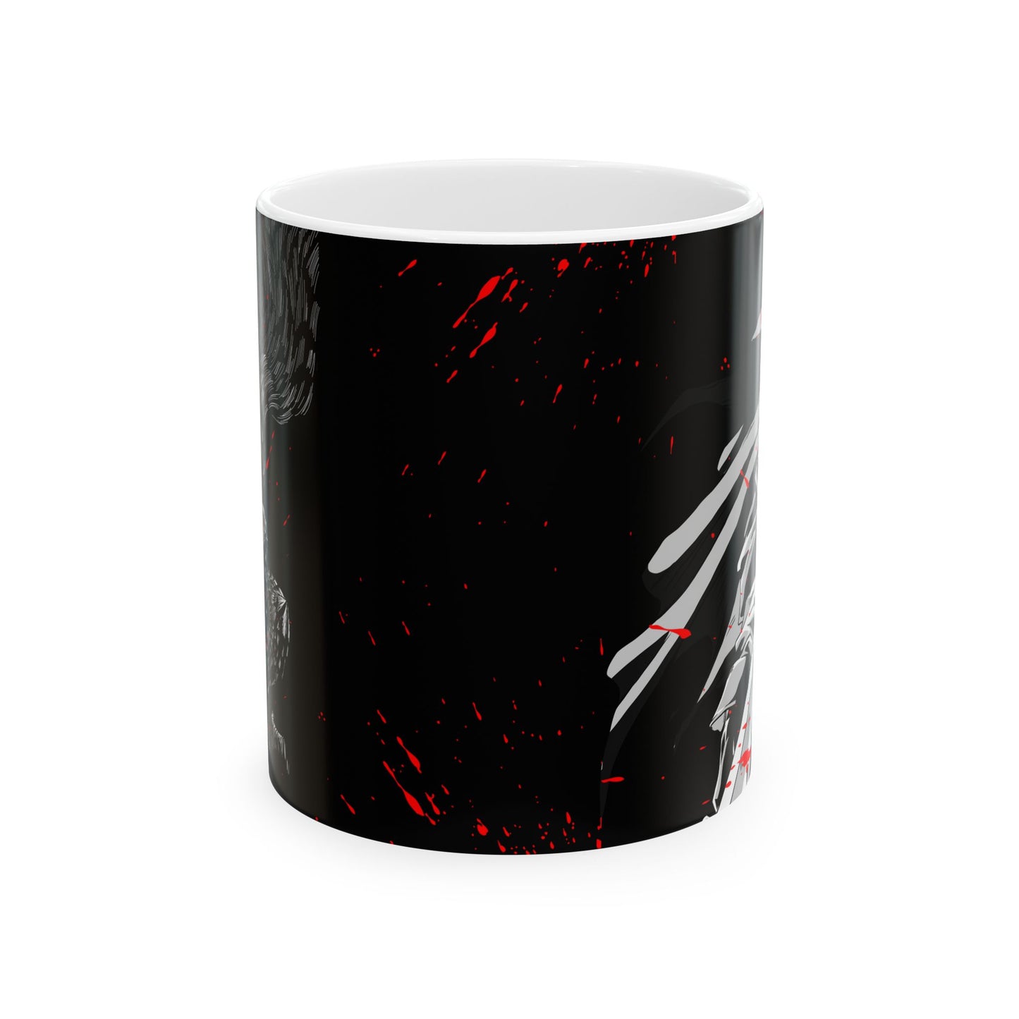 Bersrk Red Splatter Ceramic Mug, (11oz, 15oz)