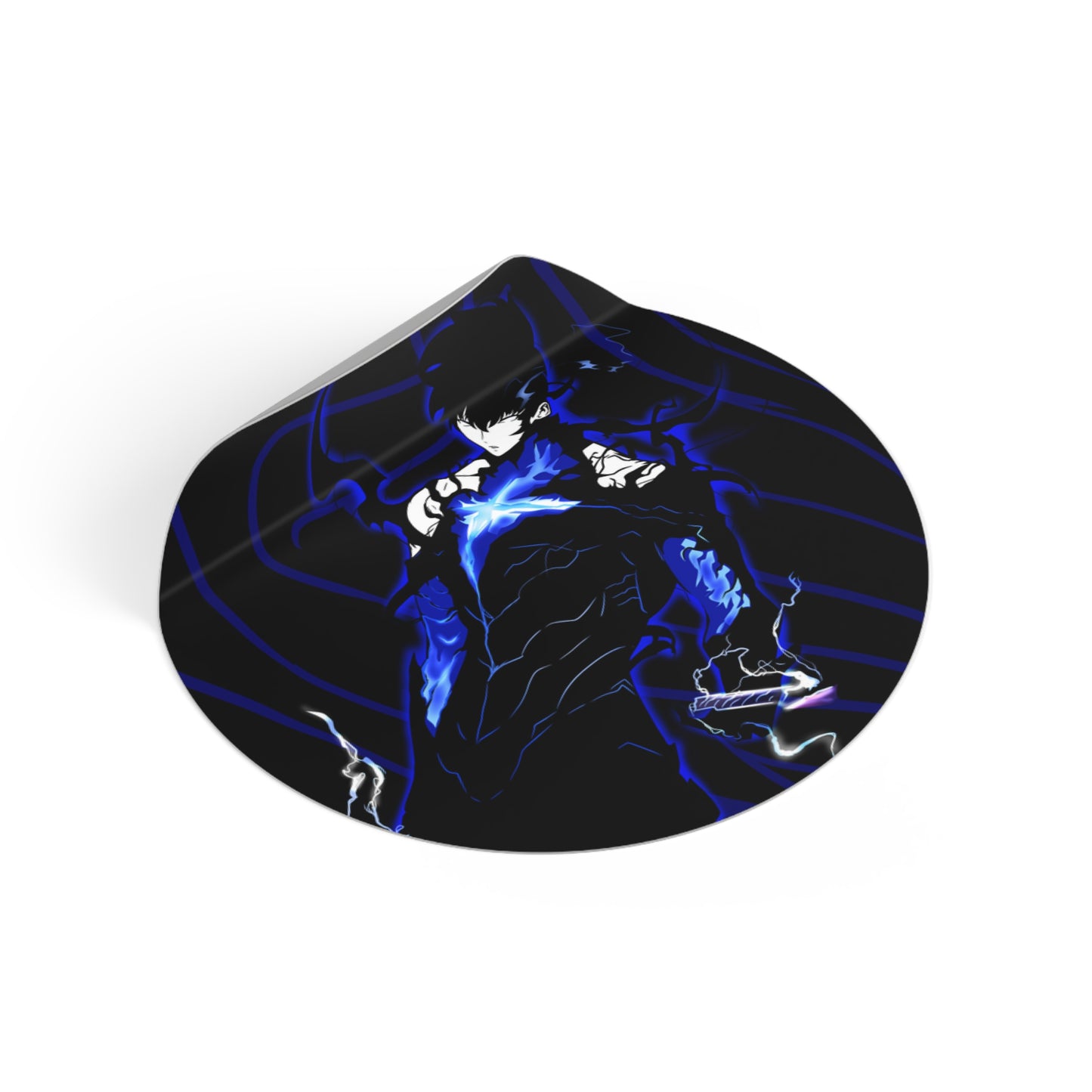 Shadow Monarch Round Vinyl Stickers