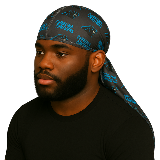 C Panthers- Silky Crown Durag