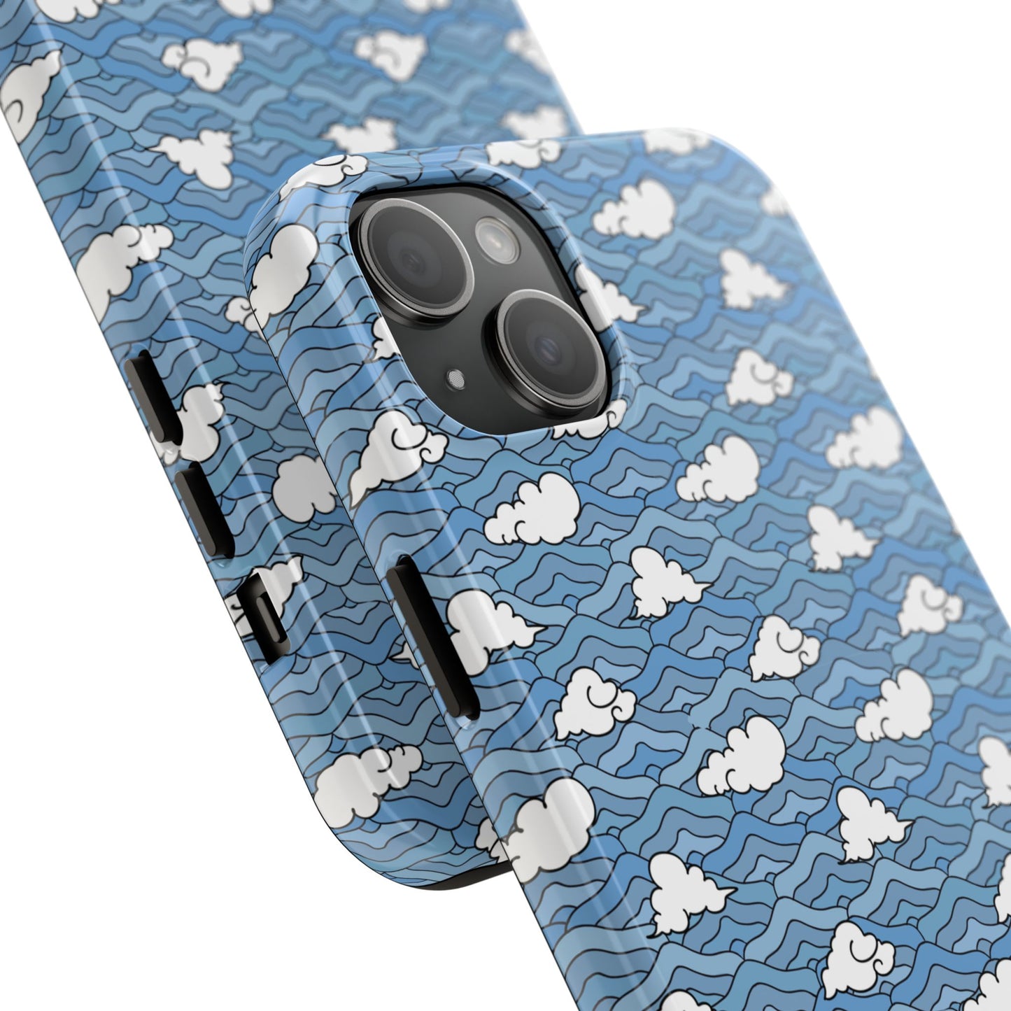 Blue Sakonj Tough Phone Case