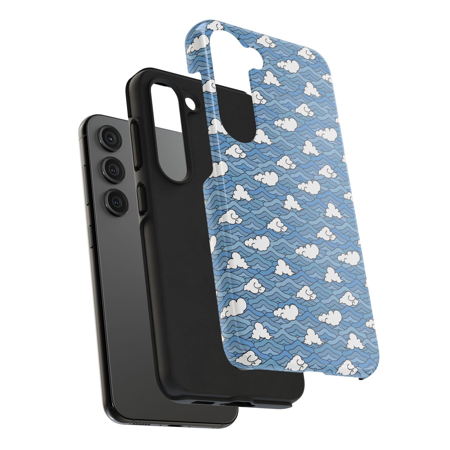 Blue Sakonj Tough Phone Case