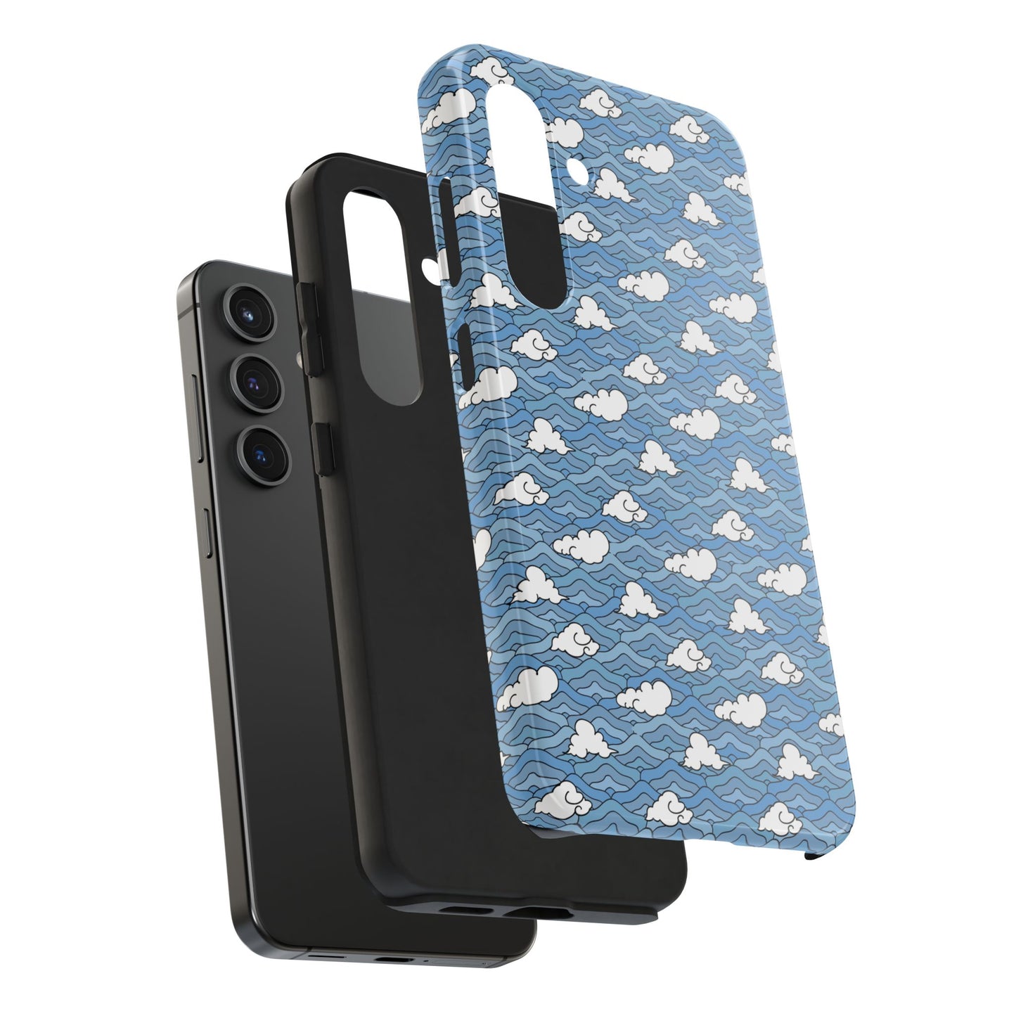 Blue Sakonj Tough Phone Case