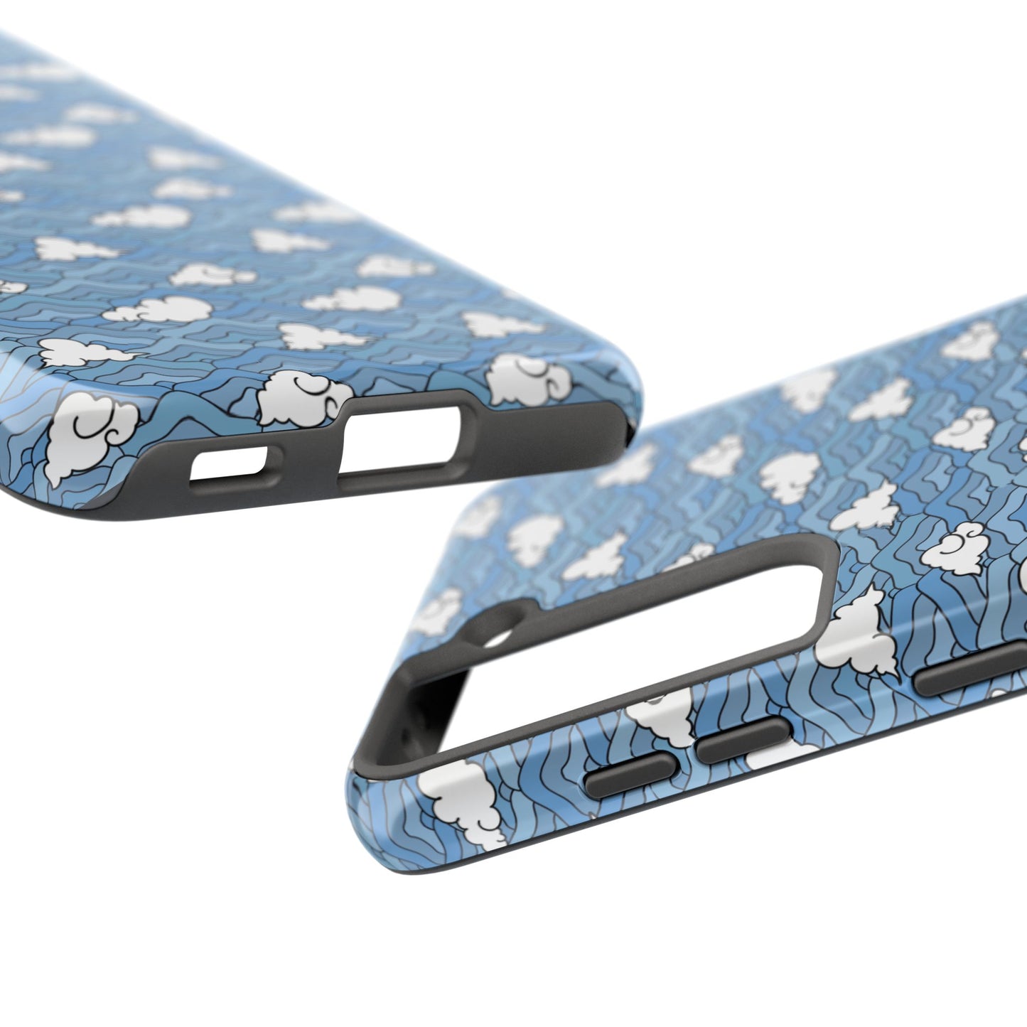 Blue Sakonj Tough Phone Case
