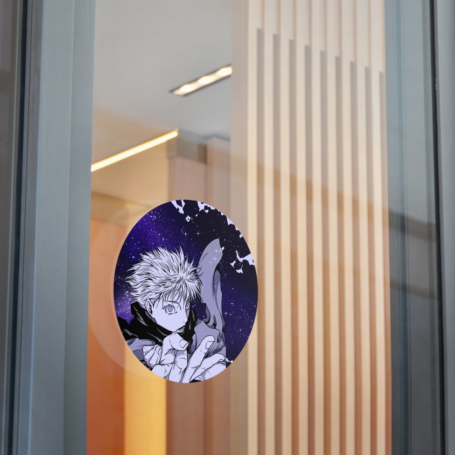 Black Curse Round Vinyl Stickers