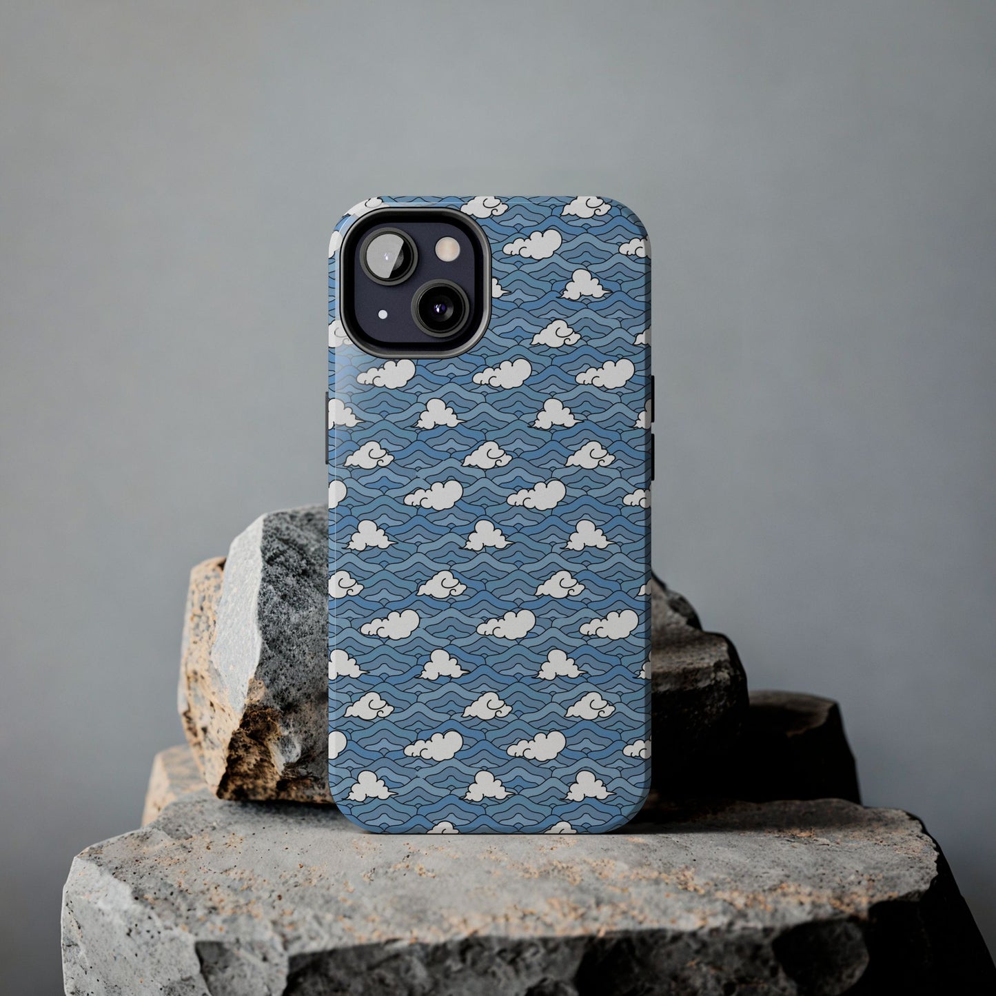 Blue Sakonj Tough Phone Case