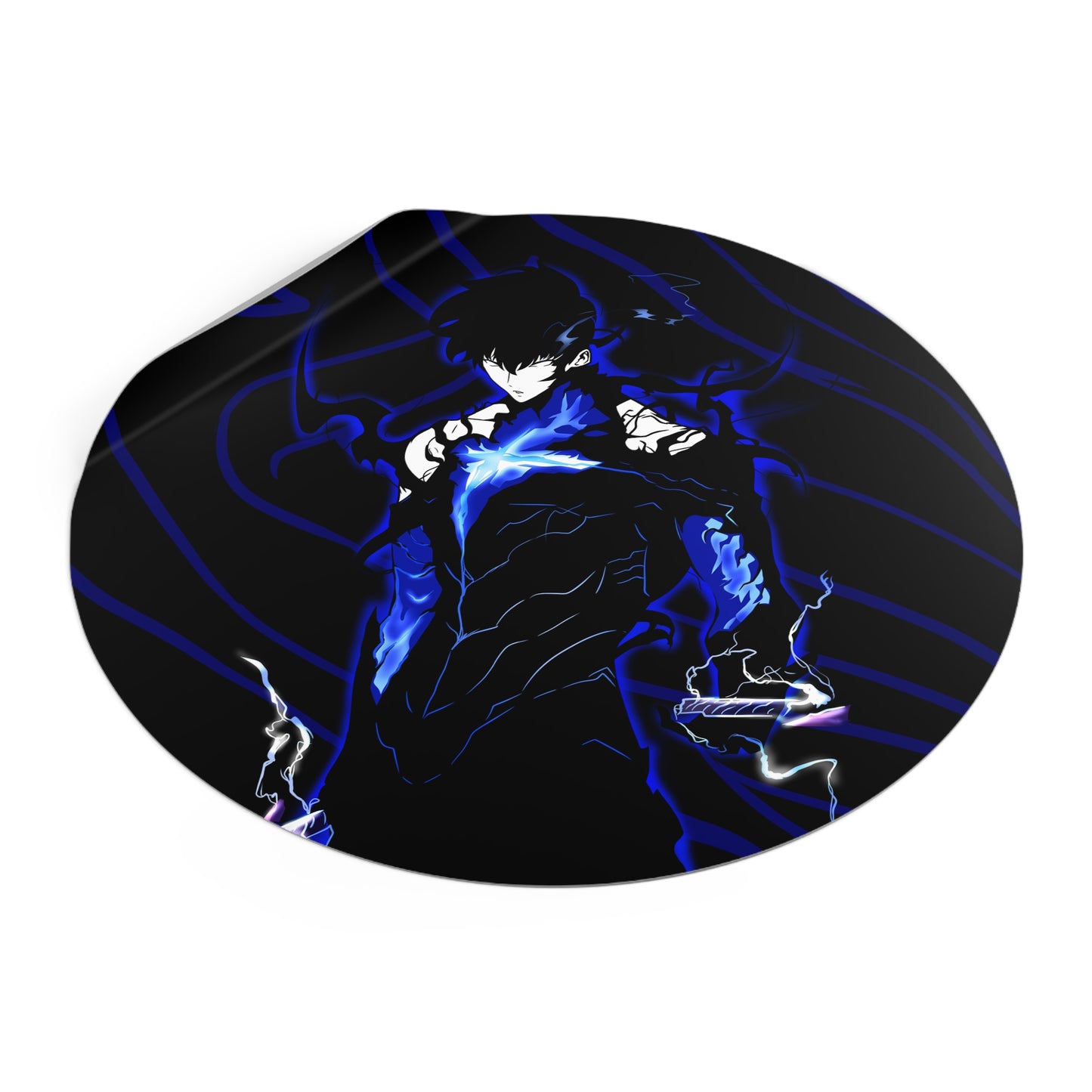 Shadow Monarch Round Vinyl Stickers